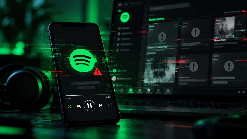 Spotify fica fora do ar nesta terça-feira (29) e usuários relatam problemas
